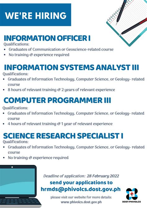 WE ARE HIRING‼ Permanent positions available QUALIFIED.